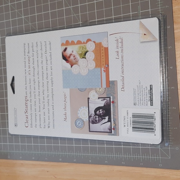 Talking Circles 2  clear cling stamp set - Picture 2 of 4